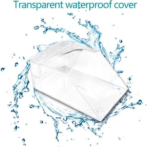 Transparent Doorbell Outdoor Button Transmitter Waterproof Cover For Wireless Doorbell Home Door Bell Chime Practical Household