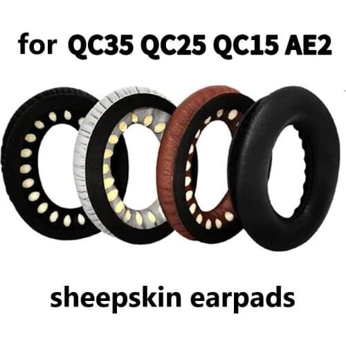 Replacement Earpads For BOSE QC15 Headphone repair parts Soft memory Earpads For BOSE QC35 QC25 Headphone Sheepskin earcup cover