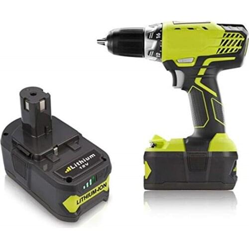 4000mah Li-ion Battery Replacement for RYOBI 18V /P103 /P108