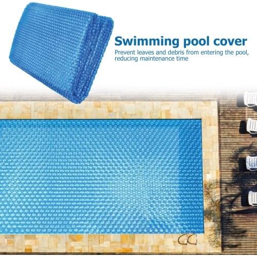Solar Swimming Pool Blanket Insulation Film Dustproof for Outdoor Garden Summer Water Pool Party Patio Square Covers