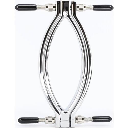 Clitoris Stimulator Clamp BDSM Bondage Vagina Metal Labia Clip Adult Erotic Games Pussy Massager Sex Toys for Women