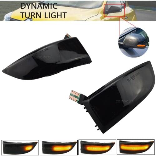 For Renault Megane MK3 Laguna III X91 Scenic Fluence Latitude Safrane LED Dynamic Turn Signal Mirror Sequential Indicator Light