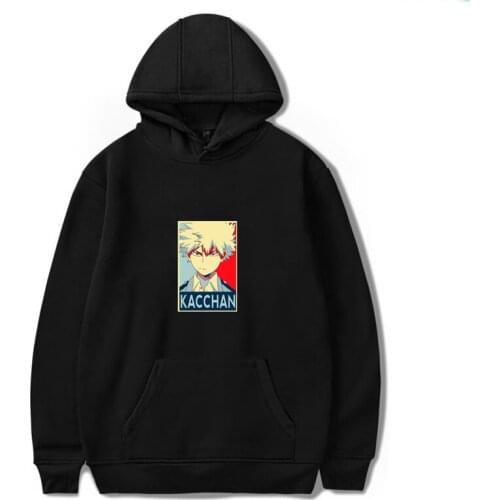 2021 My Hero Academia Kacchan Hoodies Sweatshirt Unisex Clothing Men Women Moleton Long Sleeve Pullover Streetwear Anime Clothes