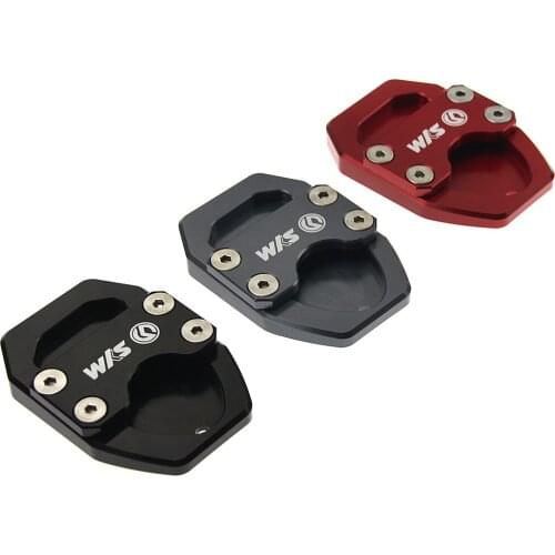 Motorcycle CNC Aluminum Kickstand Extension Plate For SYM CRUISYM300 GTS300i GTS 300i Foot Side bracket Stand Enlarge Pad