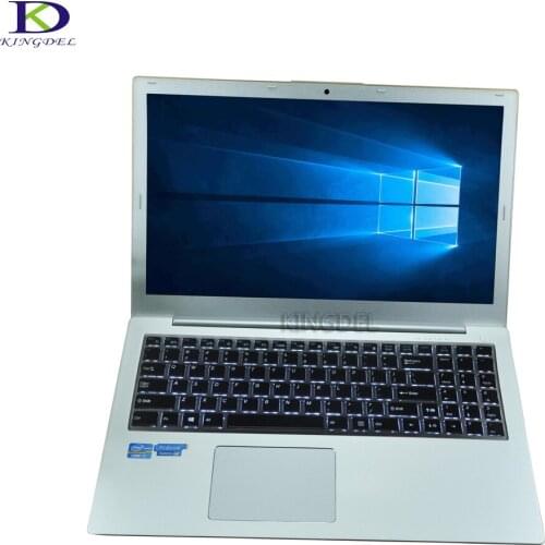High Quality All-metal Case 15.6 inch Laptop Intel i5 6200U Backlit Keyboard Webcam Bluetooth Ultrabook with 8GB RAM 1000GB SSD