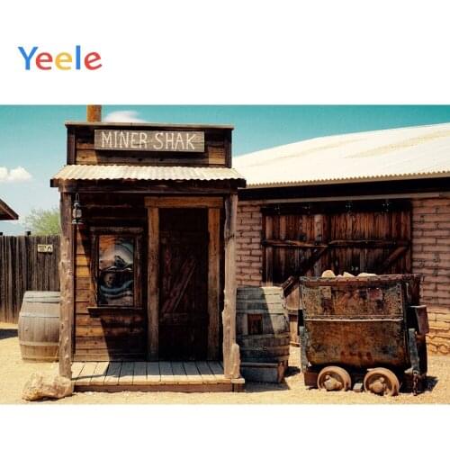 Yeele Wooden House US West Cowboy Baby Grunge Photography Backgrounds Vinyl Customized Photographic Backdrops For Photo Studio