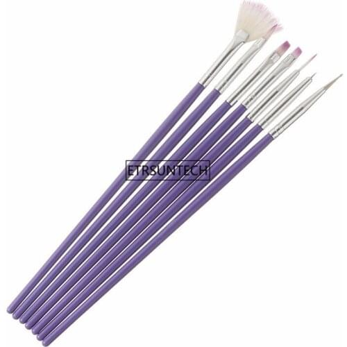 100sets Manicure Brush Set For Nail Art Painting Brushes Dotting Design Manicure Nail Brush Kit Gel Varnishes Tools F3277