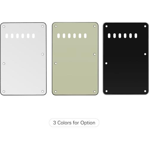 6 Holes 3-Ply Guitar Backplate Tremolo Back Cover Replacement for ST Electric Guitar Guitar Accessories