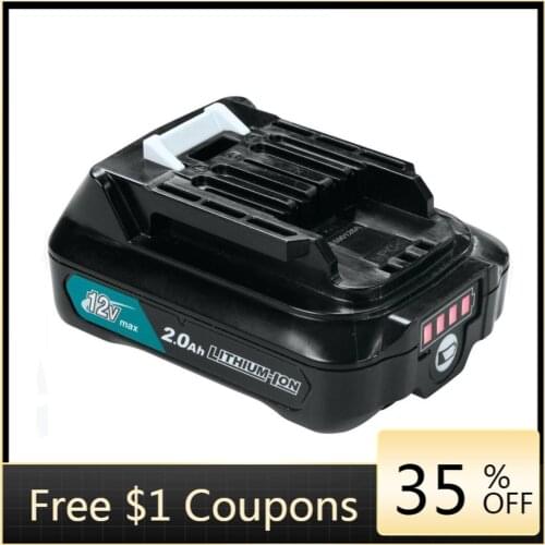 Ockered 12V 2000mAh Rechargeable Battery Power Tools Replaceable Battery For Makita BL1021B BL1041B BL1015B BL1020B BL1040B