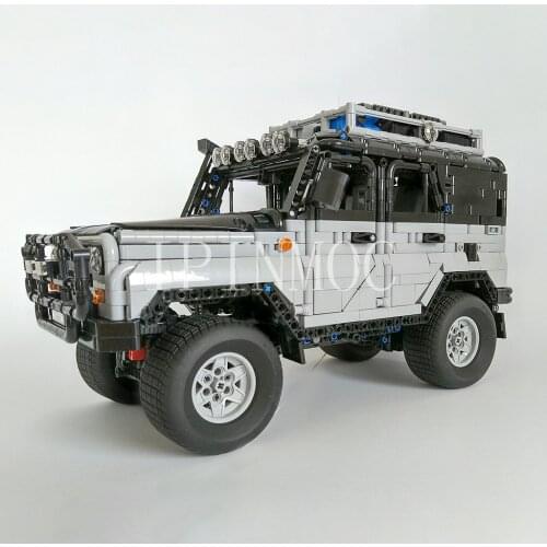 Moc-75601 Marshall 4x4 off-road Jeep board Boy Gift mosaic building block technology accessories