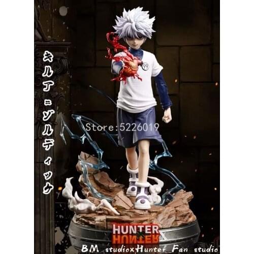 27cm Hunter x Hunter Anime Figure Gon Freecss & Killua Zoldyck Action Figure Gon Freecss Figure Killua Zoldyck Figurine Toys