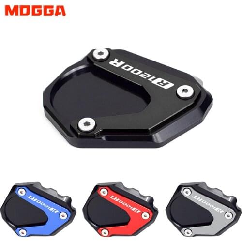 For BMW R1200R R1200 R 2006-2014 R1200RT R1200 RT 2004-2013 Motorcycle CNC Accessories Kickstand Foot Side Stand Extension Pad