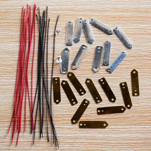 1sets Zinc+copper electrode/fruit battery experimental accessories/cola power generation/primary school scientific production