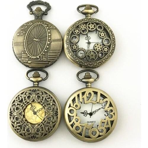 FANTASY UNIVERSE Freeshipping wholesale 20PC a lot pocket Watch necklace HRBBBB28
