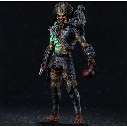 Hiya Toys Predator Battle Damage Jungle Hunter Predator 1:18 Scale Action Figure