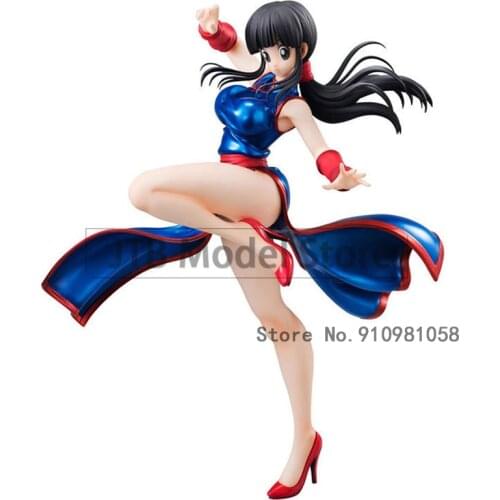Dragon Ball Z Figure Action Figurine Anime 8 Inch ABS Chichi Statue DBZ Chi-Chi Model Toys For Children Desktop Collection Gift