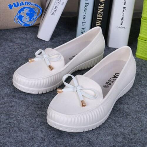 HUANQIU arrival spring lovely solid women shoes women flats shoes 4 colors single boat shoes woman causal loafers ZLL97