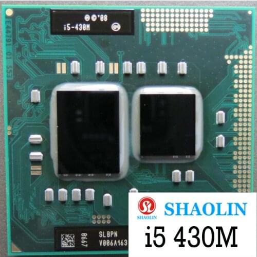 I5-430M i5 430M 2.2 GHz Dual-Core Quad-Thread CPU Processor 3W 35W Socket G1 / rPGA988A Original SHAOLIN Official Version
