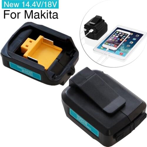 14.4V/18V USB Power Source for Makita Lithium-Ion Battery Phone and USB Devices Charger Converter(ONLY for LXT series)
