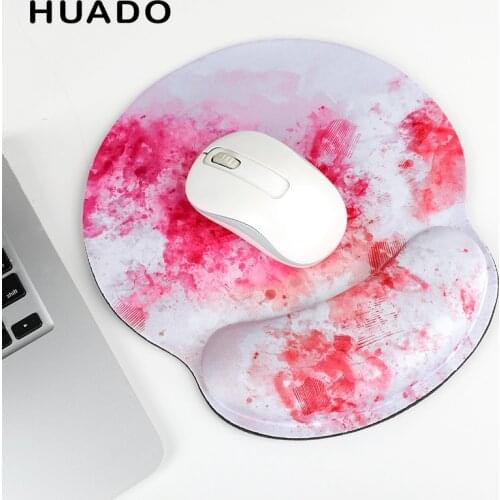 Mouse Pad with Wrist Rest Soft Waterproof Durable Non Slip Hand Pad Ergonomic Design for PC Computer Office