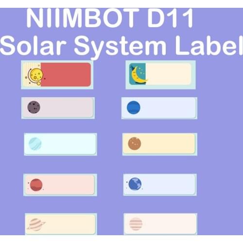 【Buy 5 get 30% off 】NIIMBOT D11 label paper name sticker waterproof classified storage color sticker