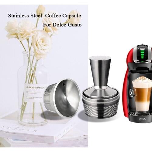 New Use 500times Reusable Dolce Gusto Steel Coffee Capsule Refillable Capsule For Dolce Gusto Nescafe Gusto Cápsula Reutilizável