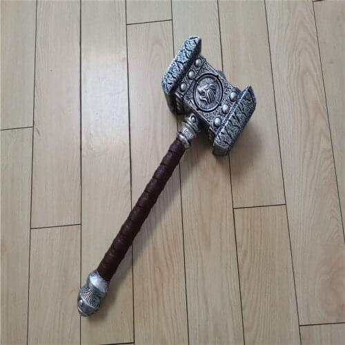 2 Style Destroy Hammer Cosplay 1:1 Prop Model Hammer Weapon Halloween Gift Role Playing Moive Safety 54cm PU Hammer
