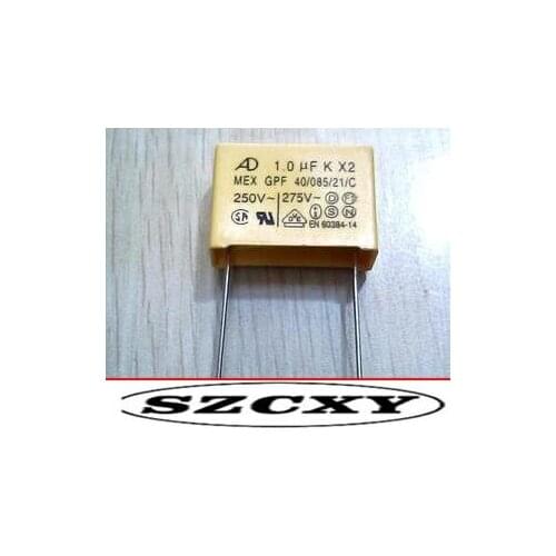 New and original 10PCS Safety code capacitor 250V~275V 1.0uF 1000nF