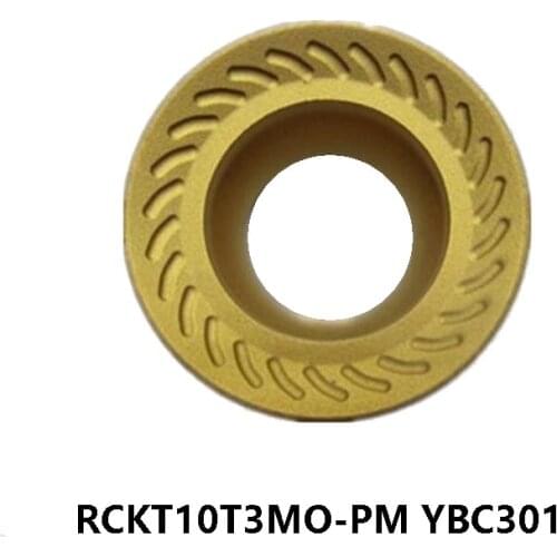 Original RCKT10T3MO-PM YBC301 RCKT10T3 MO RCKT 10T3 Processing Steel External Carbide Inserts Turning Tools CNC 10pcs/box