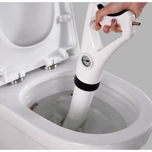 One Second Pass Toilet Plunger High Pressure Air Drain Toilet Kitchen Sewer Pipe Blockades Cleaning Clog Remover Cleaner Kit