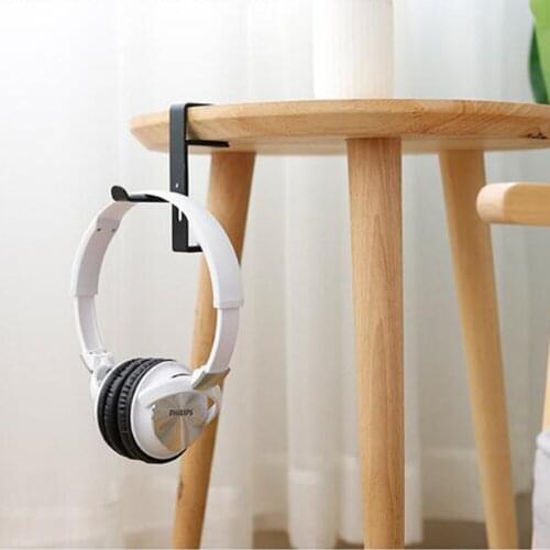 Headphone Stand Acrylic Headset Earphone Stand Wall Mount Desktop Display Earphone Headphone Bracket 2