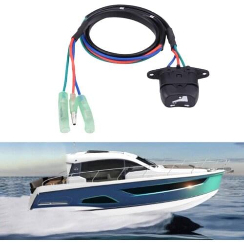 Ignition Key Switch Assembly for Suzuki Outboard Side Control Box 37850-90J00 Trim and Tilt Switch