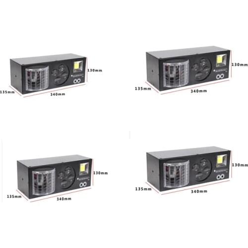 High Power Fan LED 4 in1 60w Multifunction Effect Stage Lighting With Strobe Effect For Ktv Dj Disco And Night Club Light