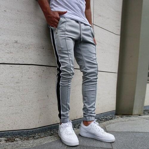 High quality stretch casual pants mens leggings sports pants long new mens casual pants