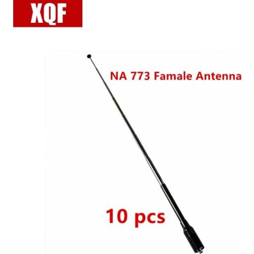 XQF NA-773 Dual Band Extendable Antenna SMA-Female for Kenwood BAOFENG UV-5R 888S Two Way Radio