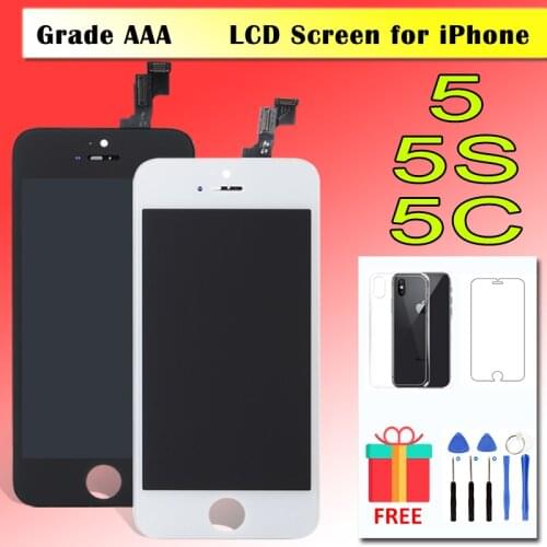 1PCS LCD Screen For iPhone 5 5G 5S 5C 5SE Display LCD Touch Screen Digitizer Assembly Replacement Front Glass Clone Phone Module