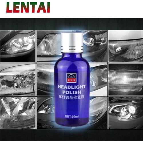 LENTAI 1Set Car headlight renewal repair agent Head lamp Polishing For Citroen C4 C5 Hyundai Solaris I30 VW Polo T5 Ford Fiesta