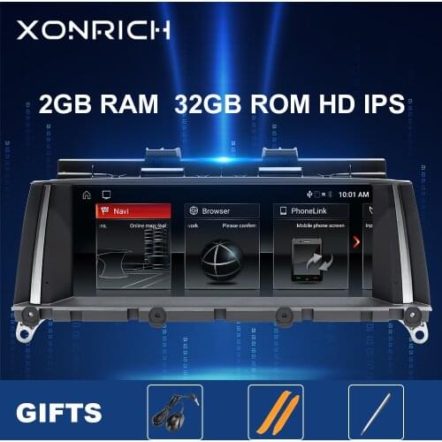IPS 4 Core Android 10 Car Radio Multimedia For BMW X3 F25 for BMW X4 F26 Audio Stereo GPS Navigation Head unit monitor F25 2GB