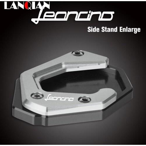 Motorcycle Side Stand Enlarger Foot Plate Kickstand For Benelli leoncino 250 500 BJ BN 250 300 302 leoncino250 leoncino500 Part