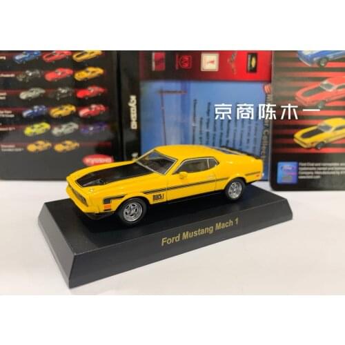 1/64 KYOSHO FORD Mustang Mach 1 LM F1 RACING Collection of die-cast alloy car decoration model toys