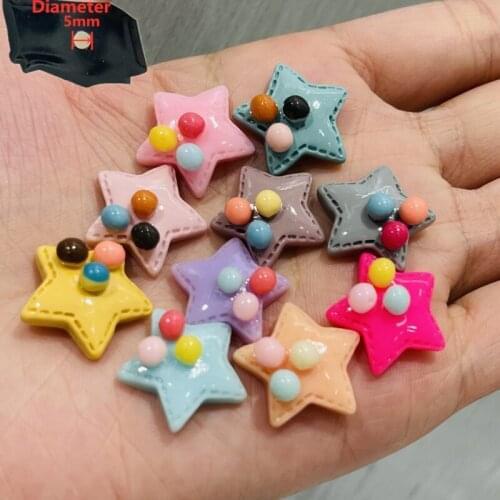 1PCS Resin Cute Fridge Magnetic Sticker Colourful Star Refrigerator Magnets Kid Stationery Toy Office Supplies Free Shipping
