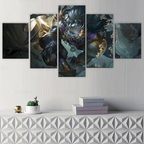 Sentinel Rengar LoL Game Poster The Pridestalker League of Legends Wall Mural Living Room Decor Wall Sticker Nice Gift