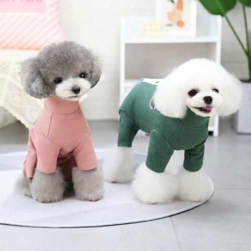 New Dog Thick Jumduit Dog Cotton Clothes Winter Small Pet Dog Cat Coat Jumpsuit for Dogs Puppy Clothes for Pets