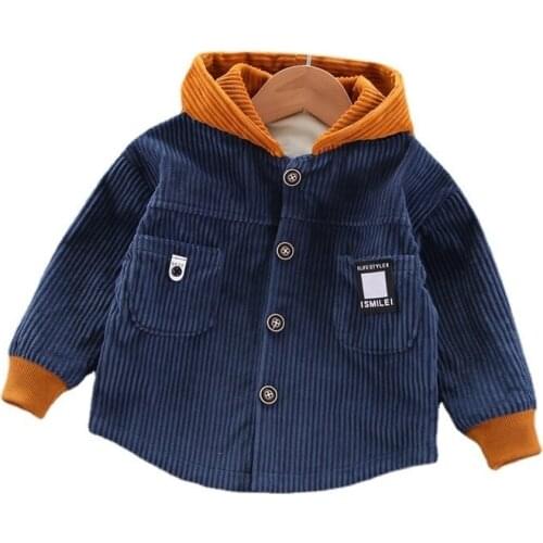 New Winter Baby Boys Clothes Fashion Children Thick Hooded Jacket Toddler Casual Costume Infant Girls Clothing Kids Sportswear