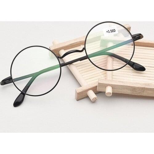 Men Women Style Quality Pure Titanium Reading Glasses New Arrival Fashion Round Full Rim Classic Presbyopia Glasses for Men