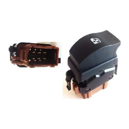 Window Control 6-Pin Switch for Opel Vauxhall Movano Vivaro 91166602 - 4408721