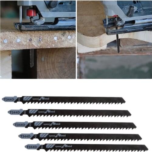 5Pcs/Set 152mm T344D Saw Blades Clean Cutting for Wood PVC Fibreboard Saw Blade