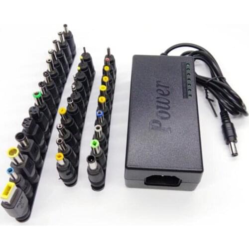 Portable 34Pcs DC Jack Plug Universal Power Supply Adapter 96W 12V To 24V Adjustable Charger Laptop Adapters