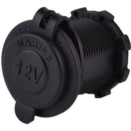 12V Car Cigarette Lighter Socket Auto Boat Motorcycle Tractor Power Outlet Socket Receptacle Waterproof Car Accessories Dropship