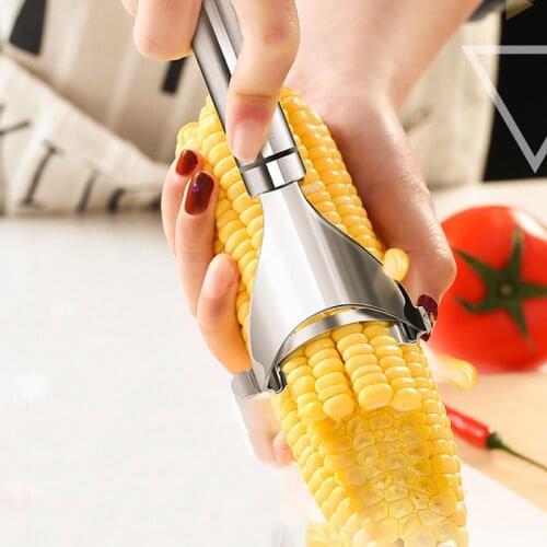 1PC Stainless Steel Planer Fruits Peeler Kitchen Tool Accessories Corn Peeler Thresher Slicer High Quality